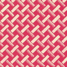 Red Basket Weave Print Italian Paper ~ Carta Varese Italy